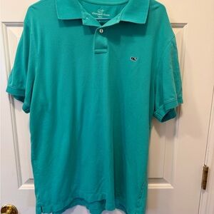 Vineyard Vines Men's Teal Polo Shirt